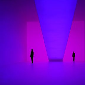 Light installation by James Turrell, Kunstmuseum Wolfburg, 2009